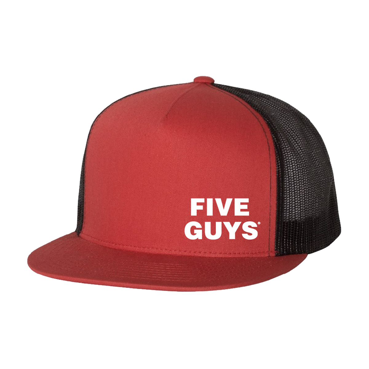 Yupoong Flat Bill Trucker – Five Guys Shop